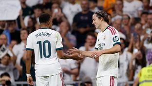 La gran pared entre Mbappé y Carreras para hacer el segundo