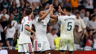4-1: Goleada con un doblete de Mbappé
