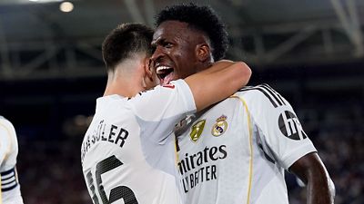 A genialidade de Vini Jr. para abrir o placar