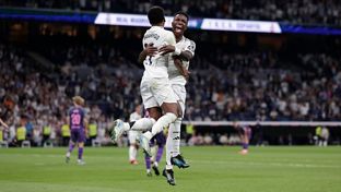 La genial asistencia de Vini Jr. en el gol de Rodrygo