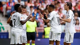 Los goleadores del Real Madrid esta temporada