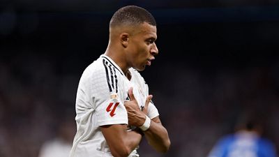 A brilliant strike from Mbappé after a superb one-two with Bellingham