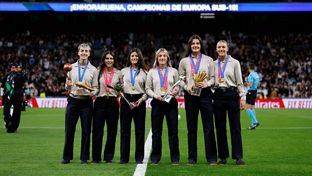 Le Bernabéu rend hommage aux championnes de la Coupe du monde des moins de 20 ans et du Championnat d'Europe des moins de 19 ans
