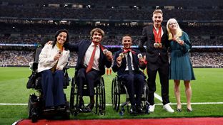 Emotivo homenaje a los medallistas paralímpicos