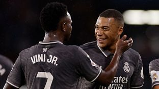 1-2: Los goles de Mbappé y Vini Jr. certifican el triunfo en Balaídos