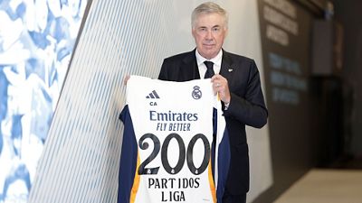 Ancelotti reaches 200 LaLiga games at Real Madrid