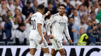 Mbappé convirtió en el 1-0 la asistencia perfecta de Bellingham