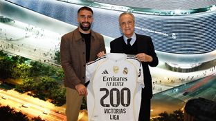 Carvajal, 200 victorias en Liga: "Es una maravilla ser capitán del Real Madrid y ganar el Clásico en casa" 