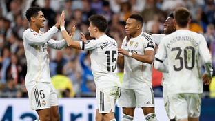 Los goleadores del Real Madrid esta temporada