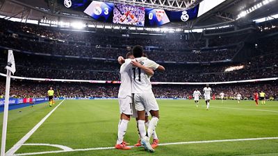 El 3-0 del Madrid: gran jugada del equipo culminada por Rodrygo 
