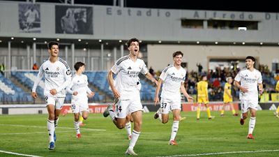 El Castilla gana al Alcorcón en el Di Stéfano