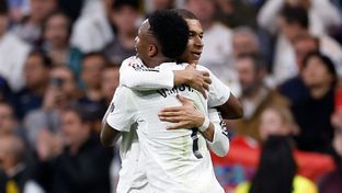 La combinación entre Vini Jr. y Mbappé que dio origen al 2-0: velocidad, precisión y definición