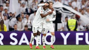 2-0: El Madrid vence al Girona con un golazo de Modrić y otro de Vini Jr.