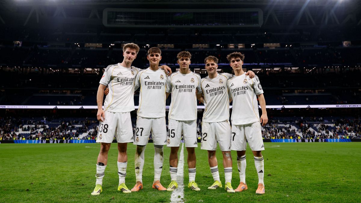 Five Castilla players participated in the victory against Elche