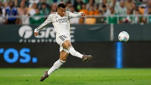 Mbappé, 100 partidos con el Real Madrid