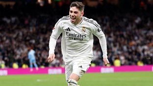1-0: Un golazo de Valverde da los tres puntos al Madrid