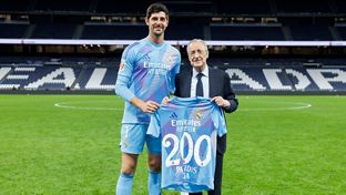 Courtois, 200 matchs de Liga avec le Real Madrid : "C'est une fierté d'avoir atteint ce total"