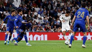 Así hizo Bellingham el 2-0: conducción y potente disparo raso con la zurda