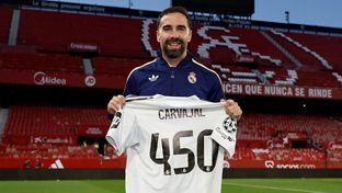 Carvajal: 450 partidos con el Real Madrid