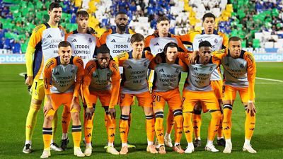 Jerseys in support of Militão