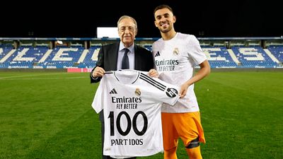 Ceballos, 100 partidos de Liga con el Real Madrid