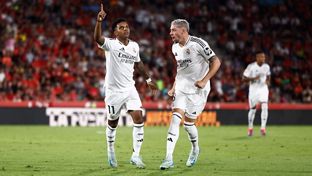 Le premier but du Real dans cette Liga : une belle action et une frappe placée de Rodrygo