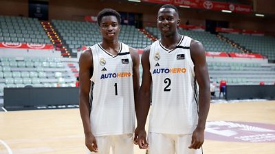 Gildas and Declan made their Real Madrid debuts