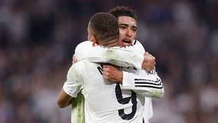 2-0: Vitória sobre o Getafe com gols de Bellingham e Mbappé