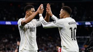 2-0: El Madrid cierra el año con victoria y récord de Mbappé