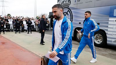 Así fue la llegada del Real Madrid a Albacete