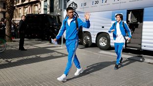 Así fue la llegada del Real Madrid a Elche