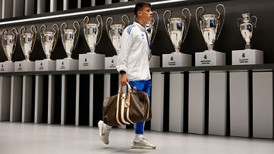 Así fue la llegada del Real Madrid al Bernabéu