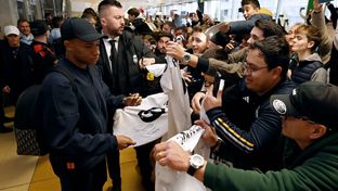 Así fue la llegada del Real Madrid a Girona