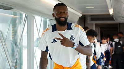 L'équipe est bien arrivée à Madrid