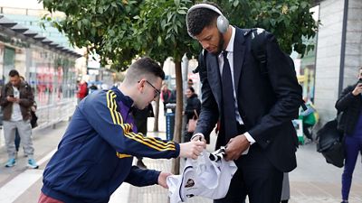 The team arrive in Málaga
