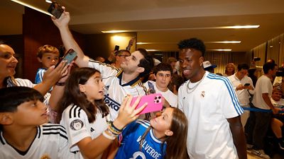 Real Madrid are already in San Sebastián