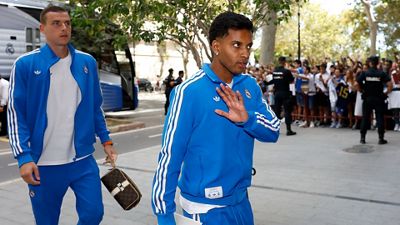 Así fue la llegada del Real Madrid a Valencia