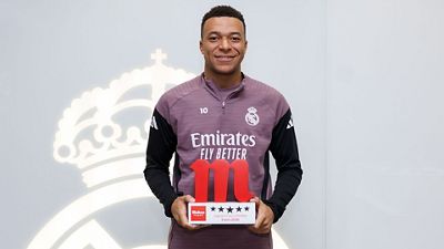 Mbappé, Mahou Five-Star Player of January