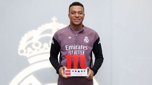 Mbappé, Jugador Cinco Estrellas Mahou de enero