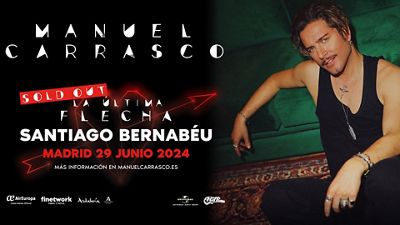 Manuel Carrasco llega mañana al Bernabéu con ‘La última flecha’