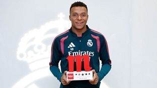 Mbappé, Jugador Cinco Estrellas Mahou de agosto