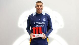 Mbappé, Jugador Cinco Estrellas Mahou de enero