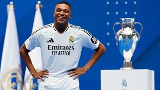 Mbappé's first day