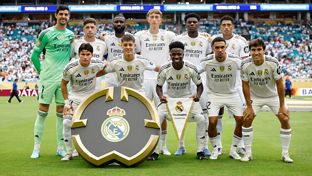 Real Madrid starting line-up to face Borussia Dortmund