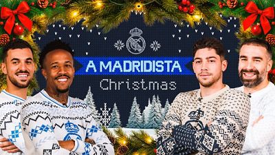 Los minijuegos navideños: Carvajal, Valverde, Militão y Ceballos