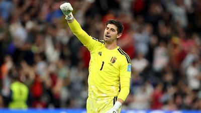 1-5: Courtois se clasifica con Bélgica para la siguiente ronda del Mundial