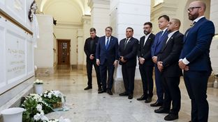 Homenaje a Puskas en Budapest