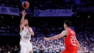 Real Madrid plays the third playoff game against Hapoel on Tuesday in Bulgaria
