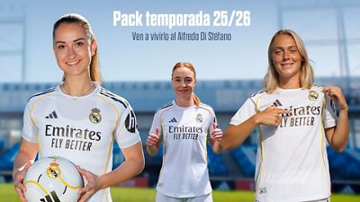 Ya está a la venta, y hasta agotar localidades, el nuevo pack de la temporada 2025/2026 del Real Madrid