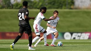 Partido de entrenamiento del Real Madrid frente al Leganés